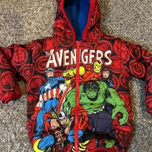 Marvel Avengers Red and Blue Jacket.      💥Reversible 💥